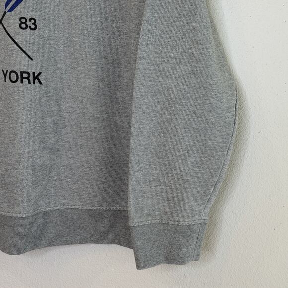 J. Crew Crew Neck Nautical Sweatshirt Womens XL Gray Graphic Print Long Sleeve - Picture 3 of 7